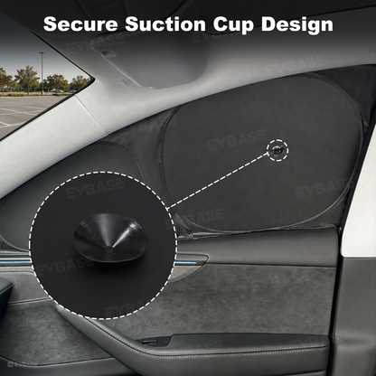 Model Y Juniper Sunshade Set Front & Rear Windshield Shade & Side Window Shades UV & Heat Protection Privacy Cover for Tesla Model Y/ YL & Model 3/3 Highland