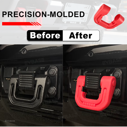 Tow Hook Covers for GMC Hummer EV Front Rear Bumper Performance D-ring Recovery Hook 3PCS