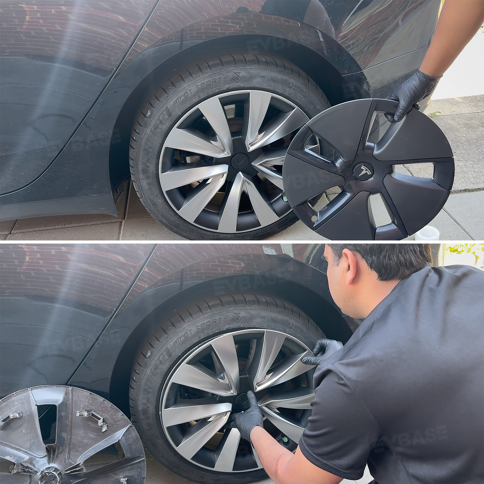 Model 3 Wheel Covers 18 Inch Hubcaps Inspired By Model Y Juniper Helix 2.0 Wheels