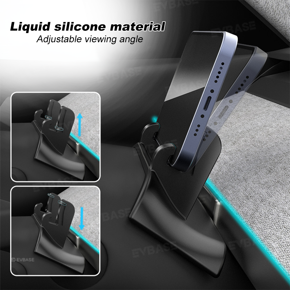 Model Y Juniper/ 3 Highland Steering Wheel Phone Mount Silicone Phone Holder for Tesla