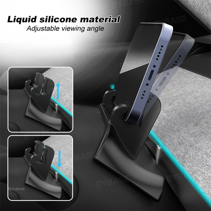 Model Y Juniper/ 3 Highland Steering Wheel Phone Mount Silicone Phone Holder for Tesla