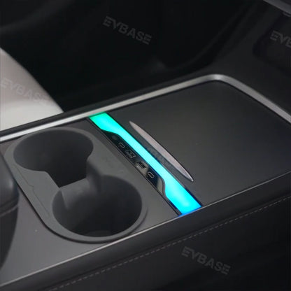 Tesla RGB USB Hub Adapter With Ambient Light Model Y Juniper Center Console Multiport Hub Adapter