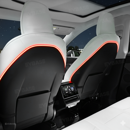 Model Y/3 Backseat Ambient Lighting Seat Back Neon Lights Interior Lighting Upgrade