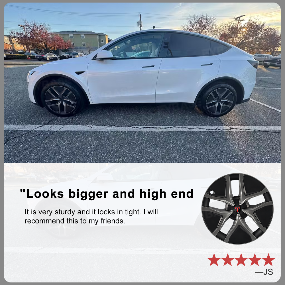 Model Y Juniper Wheel Covers 19 Inch Crossflow Wheels Hubcaps Inspired By Model Y Performance