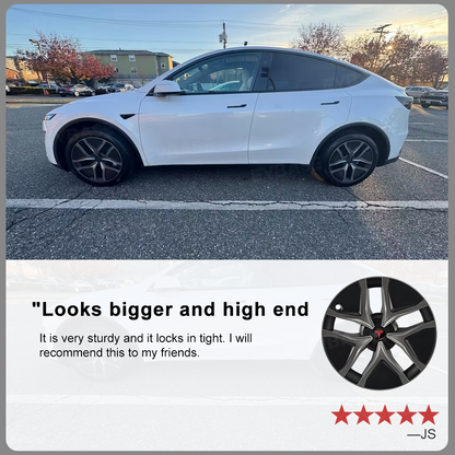 Model Y Juniper Wheel Covers 19 Inch Crossflow Wheels Hubcaps Inspired By Model Y Performance