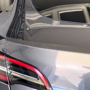 Tesla Model 3/Y Carbon Fiber Spoiler Wing Tesla Model 3 Accessories Model Y Accessories