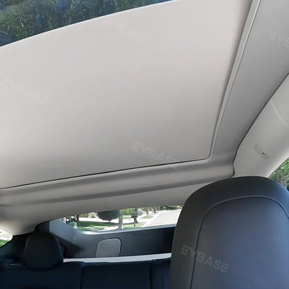 Model Y Electric Glass Roof Sunshade Retractable Sun Shade Integrated Automatic Shades for Tesla