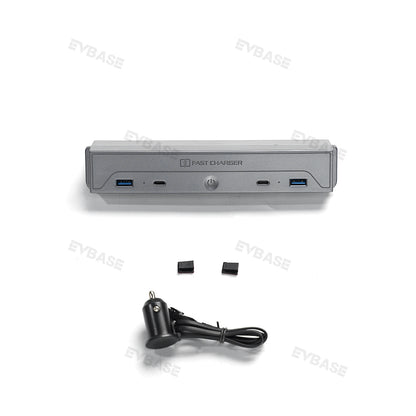 Model 3 Highland USB Hub Adapter Center Console Docking Station Fast Charger With Dynamic Ambient Light for Tesla