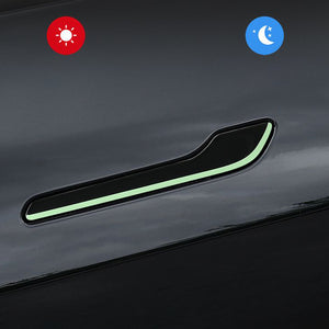 Tesla Model 3 Y Luminous Door Handle Wrap Door Handle Protector Stickers Anti-Scratch 4pcs