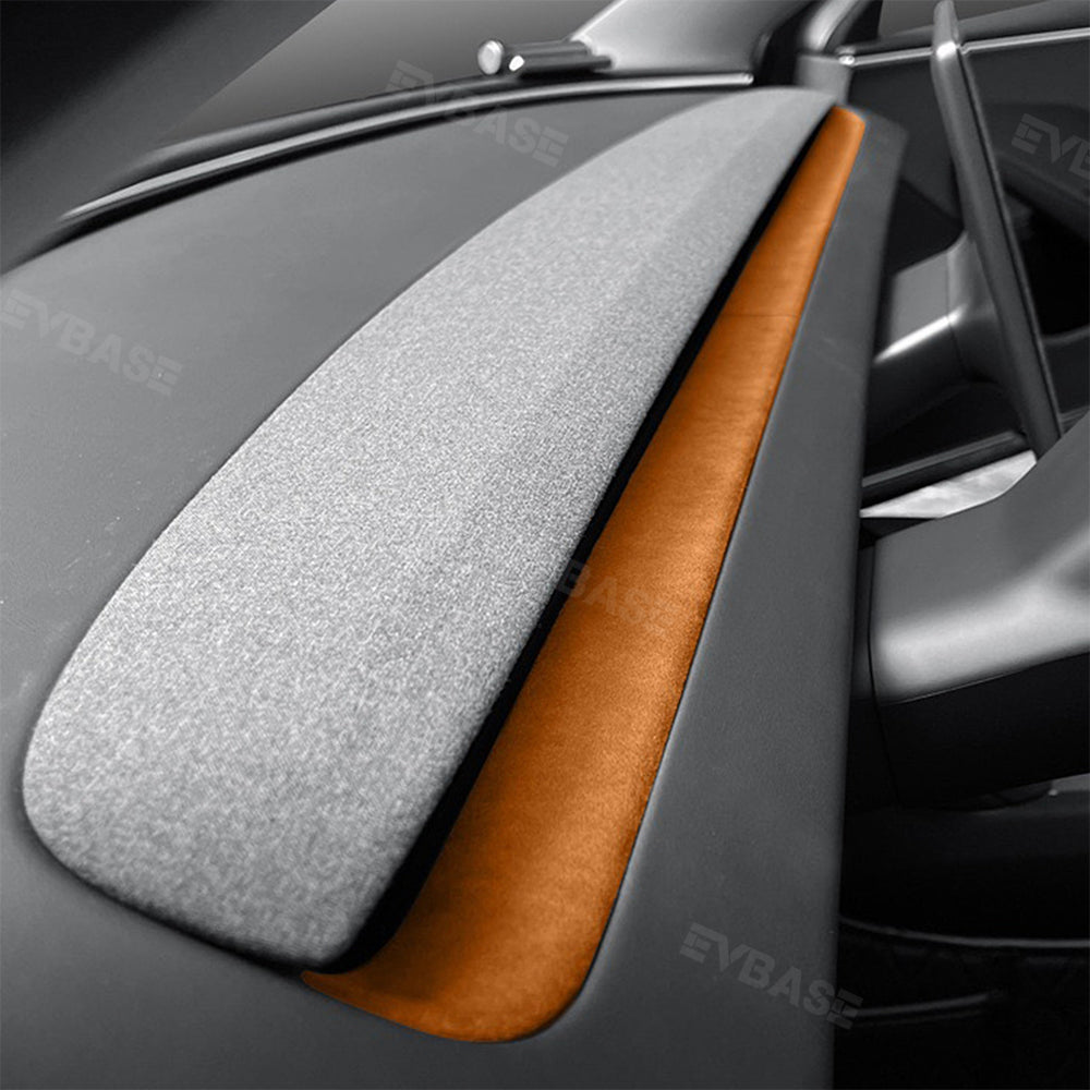 Model 3 Highland Alcantara Dashboard Air Outlet Cover Sticker Panel Trim Strip for Tesla