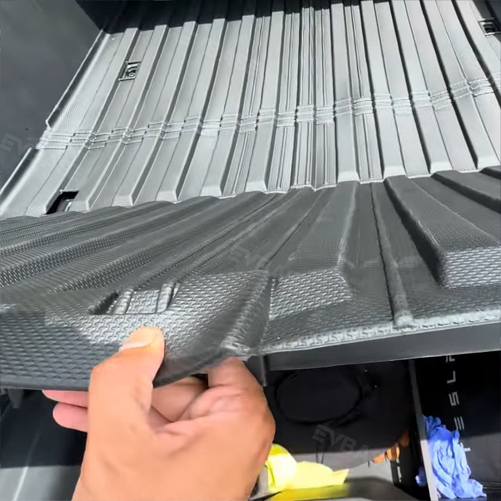 Cybertruck Truck Bed Liner Mat Foldable Pickup All Weather Rugged Bed Cover Cargo Floor Mat for Tesla