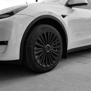 4PCS Tesla Model Y Wheel Cover Hubcaps Rim Protector 19-Inch Hub Cap Replacement For Tesla Accessories 2020-2024 Year