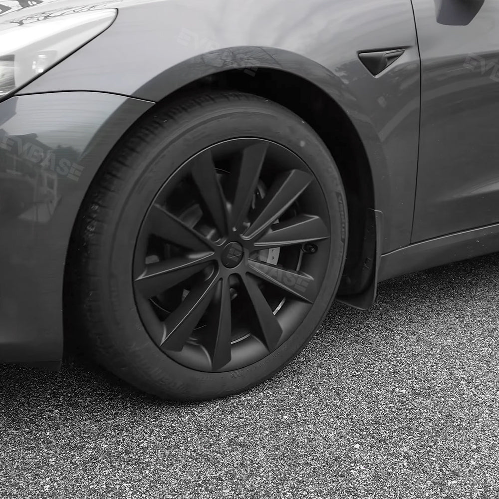 2023 Neue Tesla Model 3 Radabdeckung Radkappen 18 Zoll Aero Radkappen Ersatz 4 Stück Mattschwarz