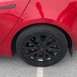EVBASE Tesla Model 3 Wheel Covers 18inch Wheel Caps Inspired by Model 3 Sport Wheels