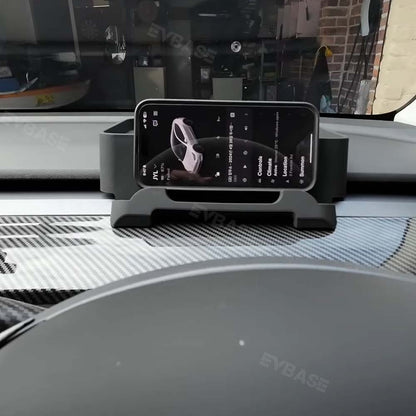 Tesla Model 3 Y Organizer Behind Screen Storage Box Dashboard Hidden Tray Non-Slip Sunglasses Holder