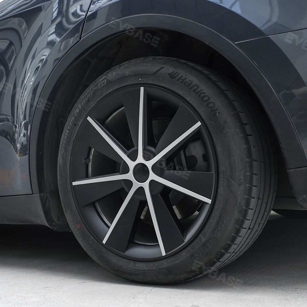 EVBASE Tesla Model Y Gemini Wheel Covers 19inch Aftermarket Wheel covers for Model Y