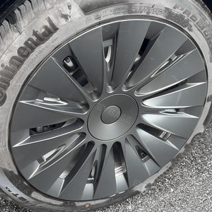 Tesla Wheel Caps Model Y Induction Wheel Covers 19 inch Matte 4PCS for Gemini Wheels 2020-2024 Year