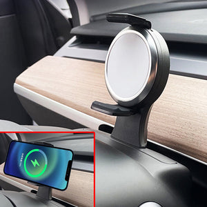 Tesla Wireless Charging Phone Holder for Model 3 Y Steering wheel phone holder with Charger