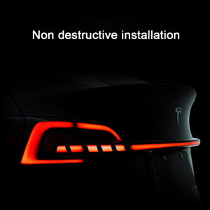 EVBASE Model 3 Y Full-Width Tail Light Cyber Taillight 2017-2024 Year