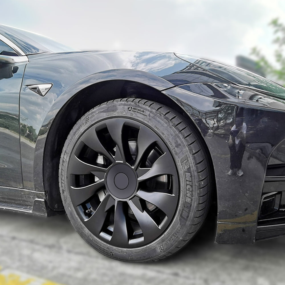 EVBASE Tesla Model 3 Wheel Cover 18 inch Induction Hubcaps for Tesla Model 3 Accessories