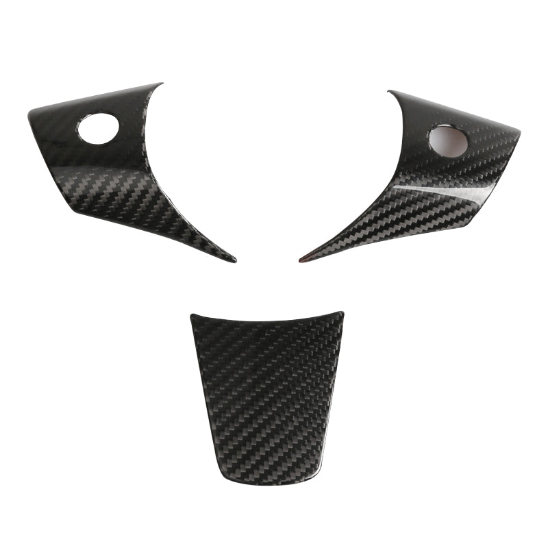 EVBASE Carbon Fiber Steering Wheel Middle frame Cover For Tesla Model 3 Y