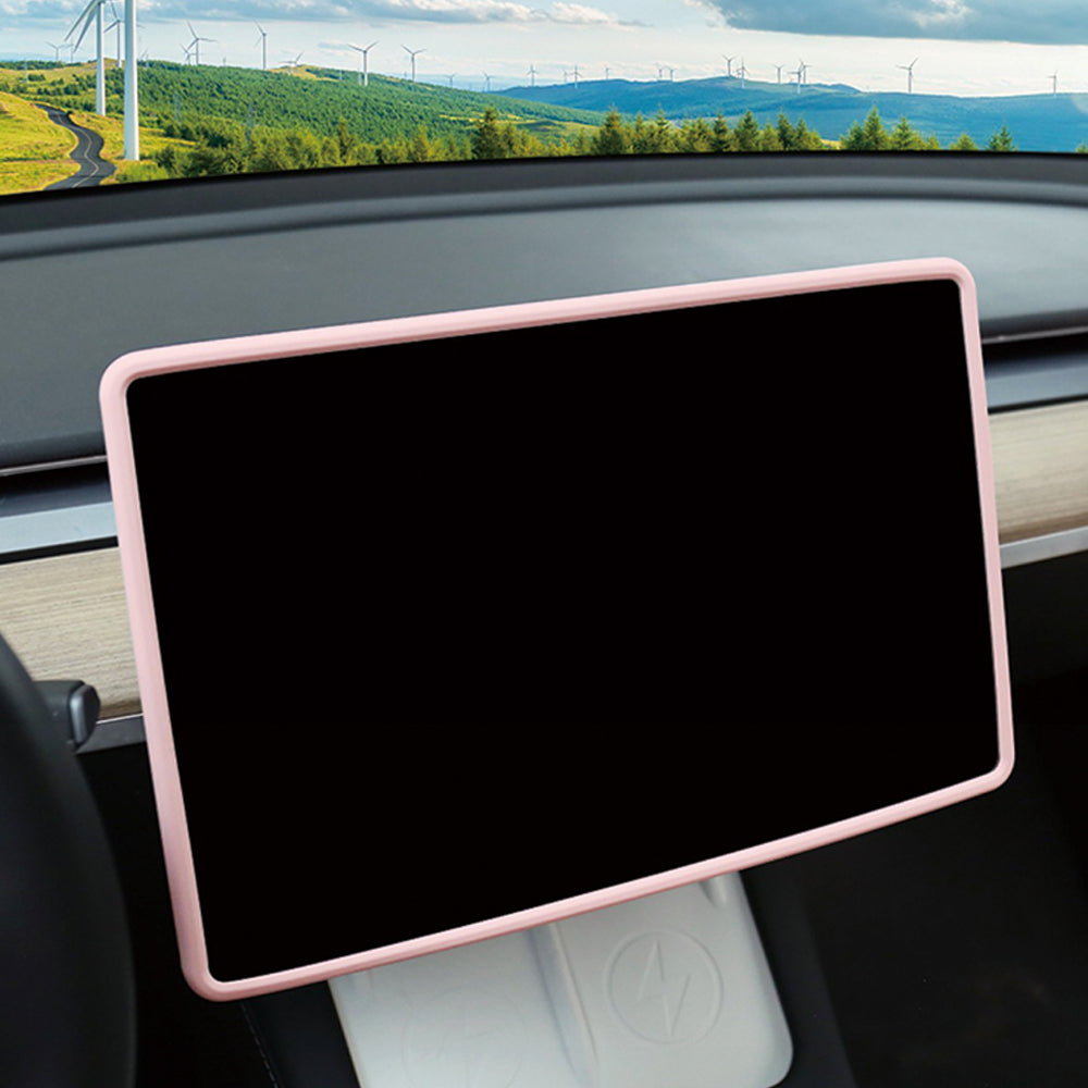Tesla Model 3 Y Silicone Screen Edge Protect Frame