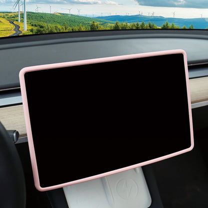 Tesla Model 3 Y Silicone Screen Edge Protect Frame