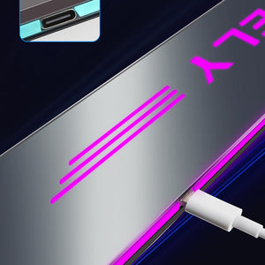 EVBASE Tesla Model Y Colorful Door Sill Protector Welcome Pedal Illuminated Door Sill