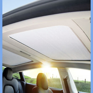 EVBASE Tesla Model 3 Y Retractable Sunshade Glass Roof Sunshade