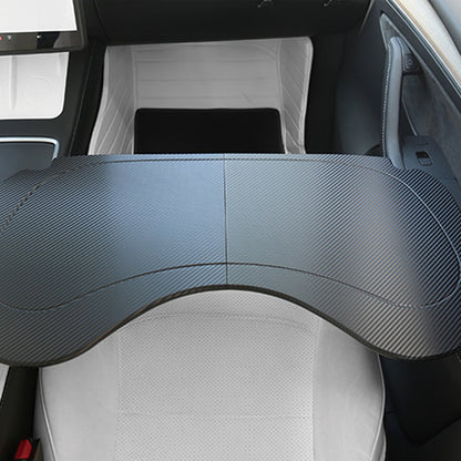 Model 3 Model Y Folddable Table Tray Wood Grain Small Table for Tesla
