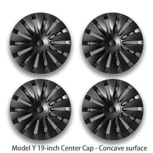 Tesla Wheel Caps Model Y Induction Wheel Covers 19 inch Matte 4PCS for Gemini Wheels 2020-2024 Year