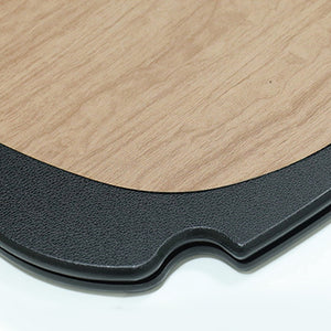 EVBASE Tesla Model 3 Model Y Bandeja de mesa plegable Wood Grain Small Table