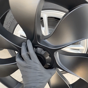 EVBASE Modelo Y Überturbine Cubierta de rueda de turbina de 19 pulgadas Tapa de rueda de turbina Modelo Y Negro mate 4PCS
