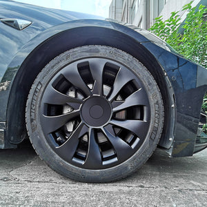 EVBASE Tesla Model 3 Cubierta de la rueda 18 pulgadas Tapacubos de inducción para accesorios Tesla Model 3