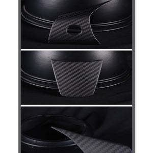 EVBASE in fibra di carbonio Tesla volante copertura del telaio centrale per il modello 3 Y