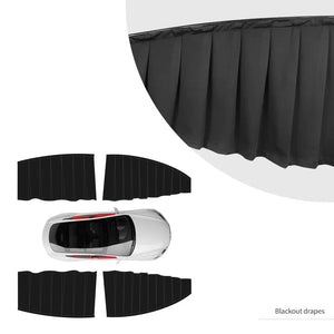 Tesla Model 3/Y Side Window Sunshade Rear Windshield Sun Shades 4pcs