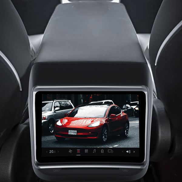 Tesla Rear Entertainment Climate Control Screen 7.2 inch for Model 3 Y -  EVBASE-Premium EV&Tesla Accessories