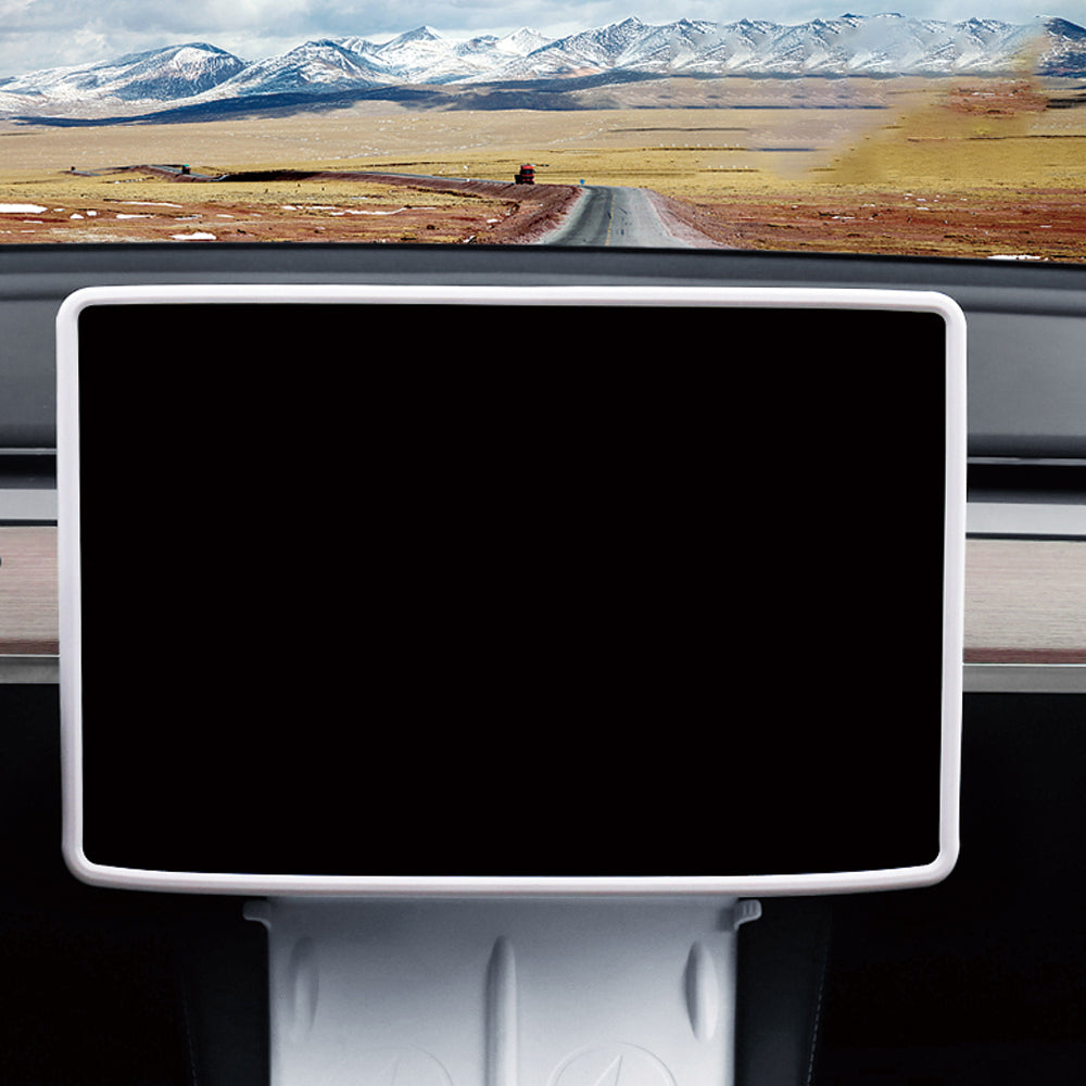 Tesla Model 3 Y Silicone Screen Edge Protect Frame - EVBASE-Premium  EV&Tesla Accessories