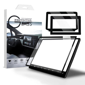 EVBASE X S 型螢幕保護膜鋼化玻璃螢幕保護膜，適用於 2021-2023 年特斯拉 S 型 X