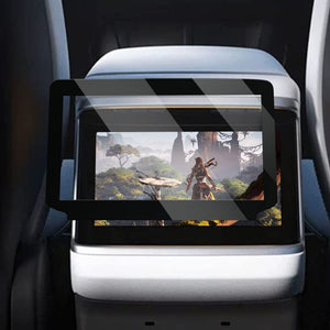 Protezione per schermo EVBASE Model X S Protezione per schermo in vetro temperato per Tesla Model S X 2021-2023