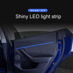 Tesla Model 3 Y Ambiente Light Lasergeätzte LED 64 Farben Atmosphärenlicht Tesla