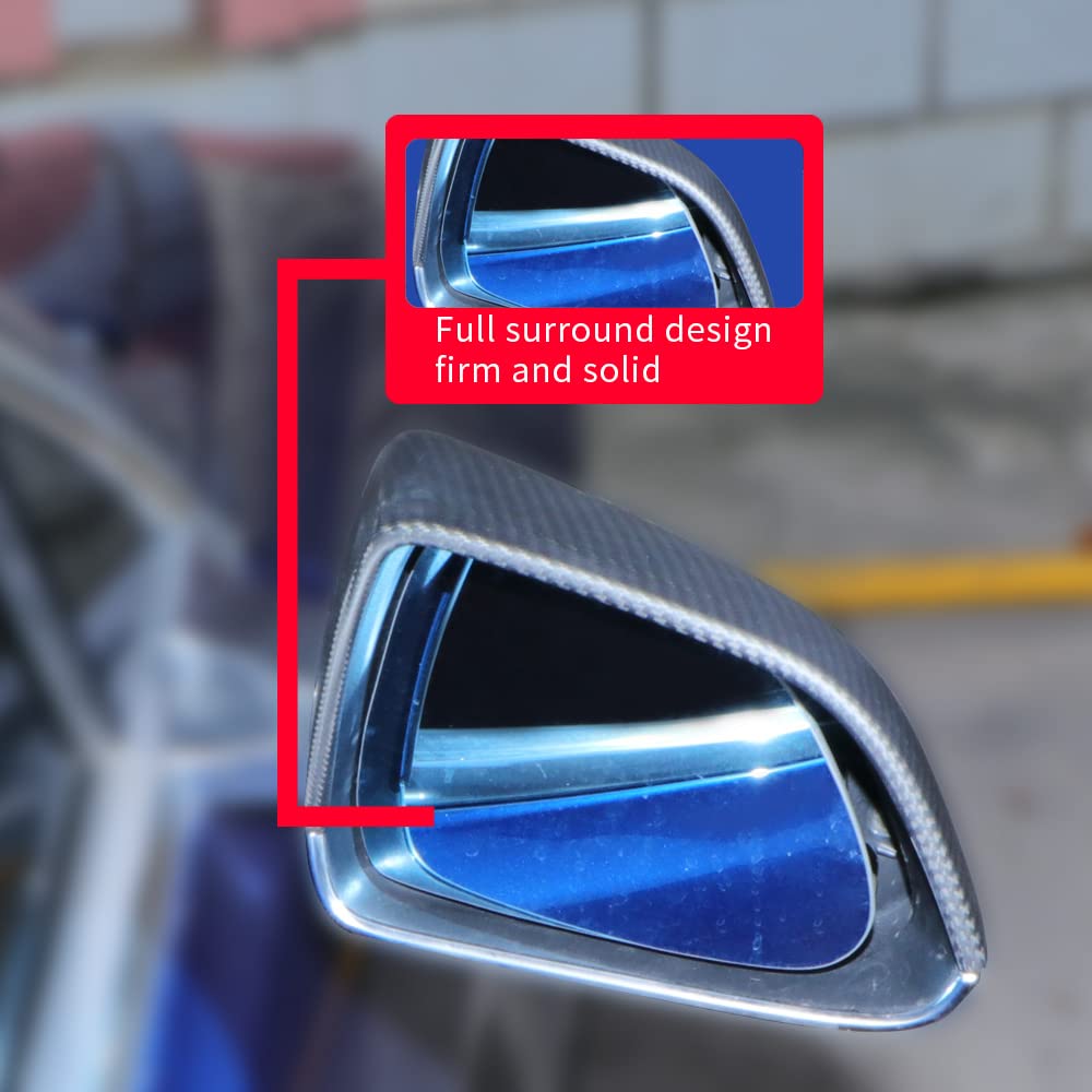 Tesla Model Y: Rear View Mirror Cover Set (ABS + Coating) - Plugear