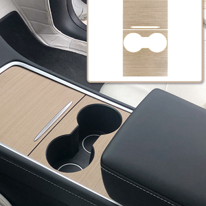 EVBASE Model 3 Y Center Console in Legno Grano di Protezione Adesivo