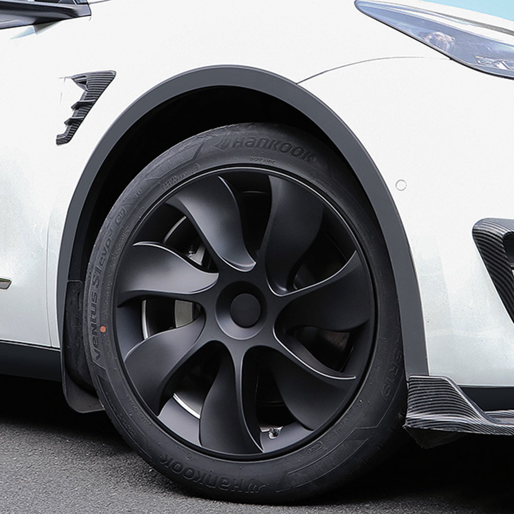 EVBASE Tesla Model Y Hubcap 19-inch Induction Wheel Covers Matte 4PCS -  EVBASE-Premium EV&Tesla Accessories
