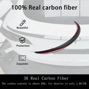 Carbon Fiber Tesla Spoiler Model Y 3 Real Carbon Fiber Spoiler Wing