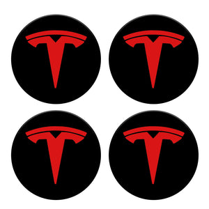 Tesla Logo Modell 3 Y Radnabenkappen Center Cover Logo 4 Stück