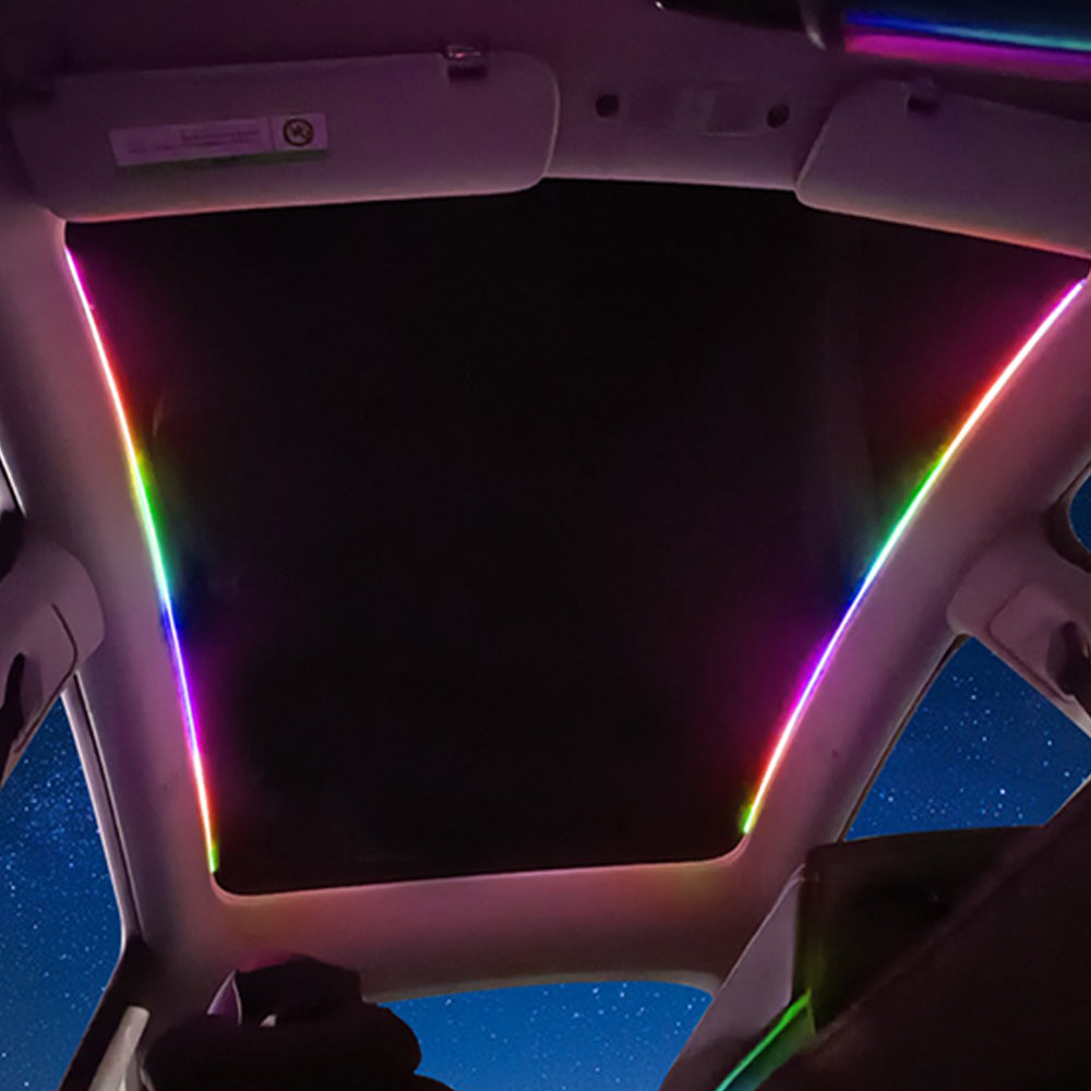 Tesla Model 3/Y Interior Lighting Upgrade - dashboard & sunroof