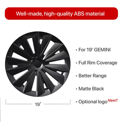 Tesla Model Y Wheel Caps Replacement for Gemini 19" Hub Caps |EVBASE