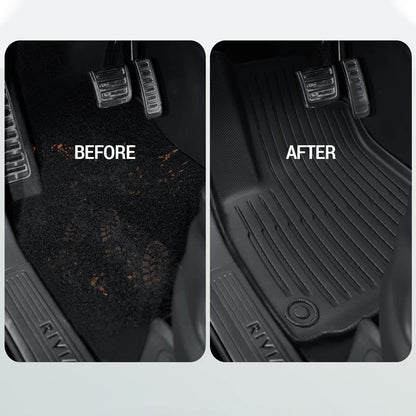 Model S Floor Mats 2021-2023 All Weather Floor Mat Model S Accessories for Tesla