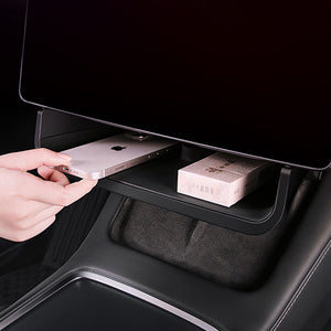 EVBASE Tesla Model 3 Y Center Console Organizer Tray Magnetic Under Screen Storage Box